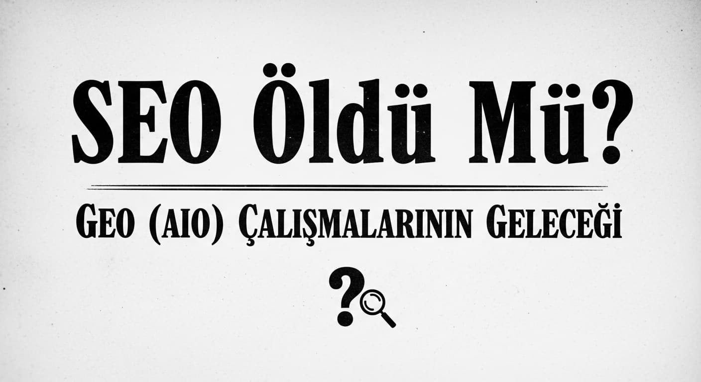 SEO Öldü mü? GEO (AIO) Çalışmalarının Geleceği